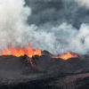 Holuhraun eruption from the plane 