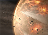 Earth May Have Lost Some Primoridial Atmosphere to Meteors