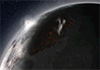 Moon had ancient atmosphere, study suggests